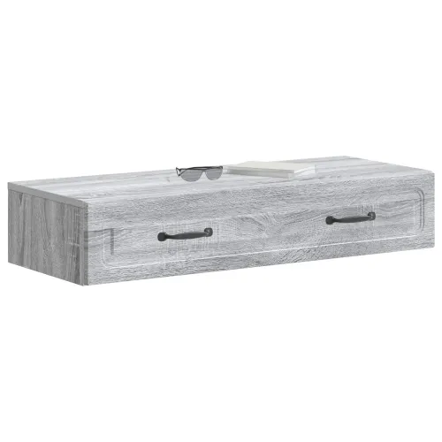 Stolna montirana na zid Siva sonoma 87,5 x 34,5 x 17 cm - Siva sonoma 87,5 cm Cijena