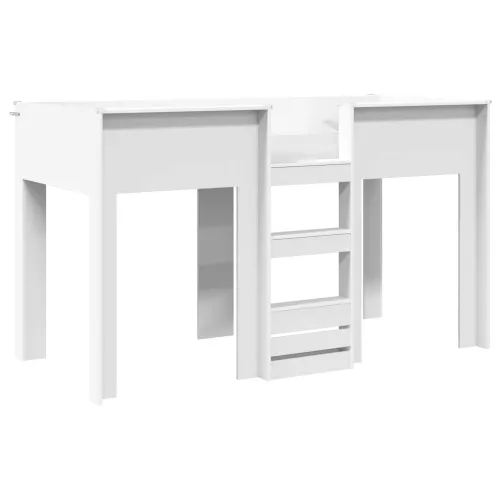 Krevet na kat za djecu Bijelo 75 x 190 cm Konstruirano drvo - Bijelo 75 x 190 cm Cijena