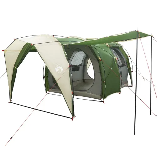 Tunelski šator 4-osobni Zelena 185T Poliester s PU premazom - Zelena 382 x 262 x 206 cm Cijena