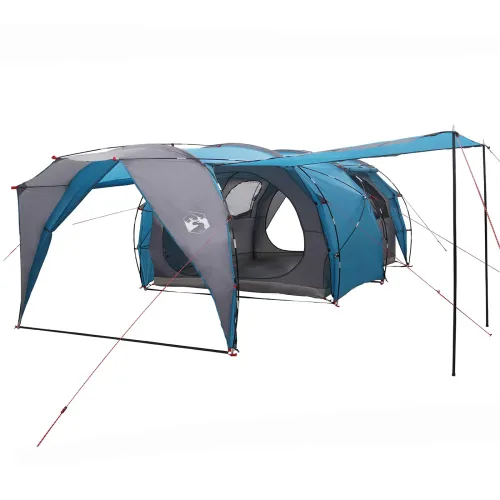Tunelski šator 6-osobni Plava 185T Poliester s PU premazom - Plava 562 x 265 x 208 cm Cijena