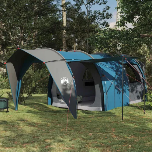 Tunelski šator 6-osobni Plava 185T Poliester s PU premazom - Plava 562 x 265 x 208 cm Cijena