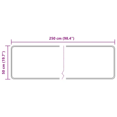 Traka za tepih MARSA Bijela 50 x 250 cm Poliester i PVC - Bež i zlatna 50 x 250 cm Cijena