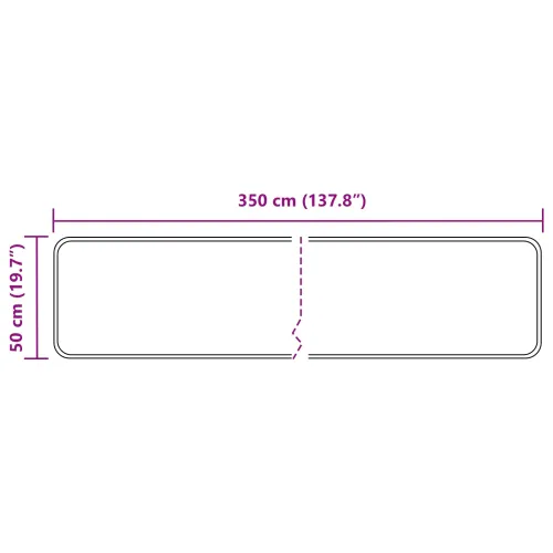 Traka za tepih MARSA Crna 50 x 350 cm Poliester i PVC - Bež i crna 50 x 350 cm Cijena