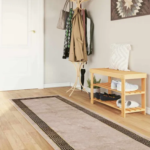 Traka za tepih MARSA Crna 80 x 450 cm Poliester i PVC - Bež i crna 80 x 450 cm Cijena