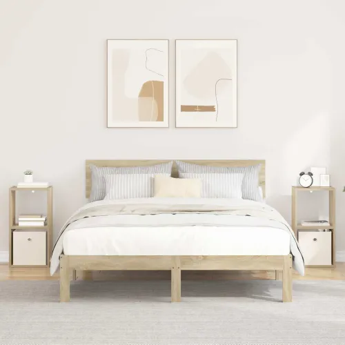Noćni ormarić 2 kom. Sonoma hrast 30,5 x 27 x 59,5 cm - sonoma hrast 25.5 x 22 x 49.5 cm 2 Cijena