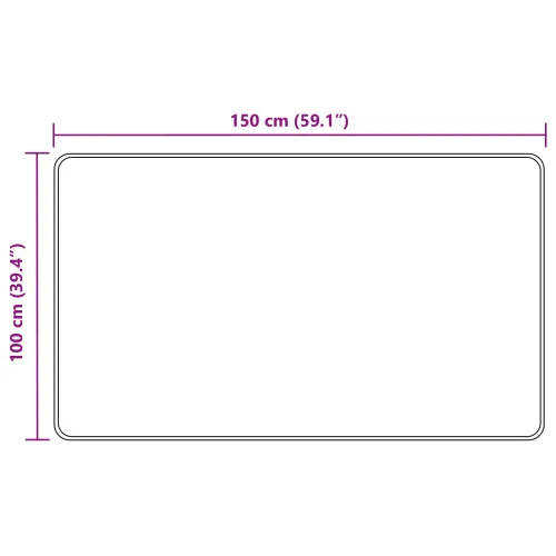 Traka za tepih MARSA Crna 100 x 150 cm Poliester i PVC - Crno i bijelo 100 x 150 cm Cijena