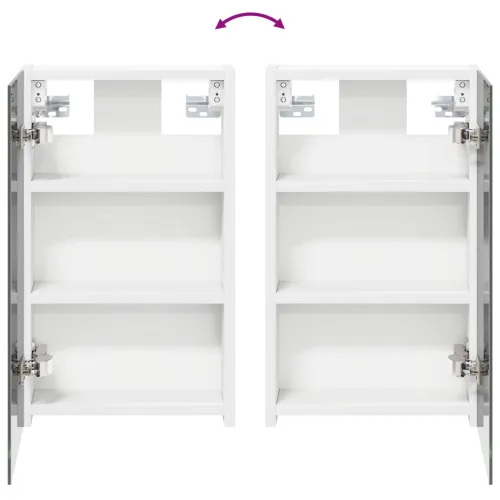 Kupaonski ormar s ogledalom Bijelo 30 x 10,5 x 50 cm - Bijeli 30 x 10,5 x 50 cm bez LED Cijena