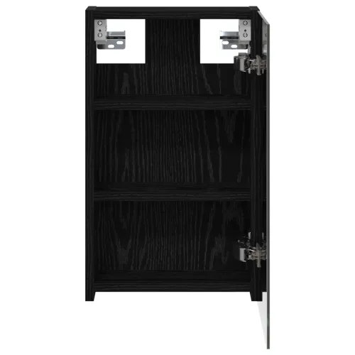 Kupaonski ormar s ogledalom Crni hrast 30 x 10,5 x 50 cm - Crni hrast 30 x 10,5 x 50 cm bez LED Cijena