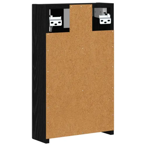 Kupaonski ormar s ogledalom Crni hrast 30 x 10,5 x 50 cm - Crni hrast 30 x 10,5 x 50 cm bez LED Cijena