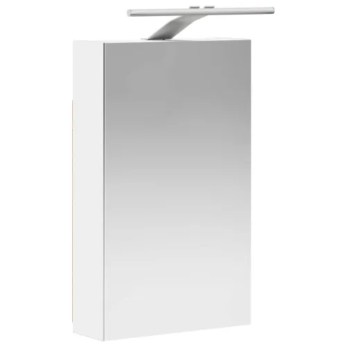 Kupaonski ormar s ogledalom Bijelo 30 x 10,5 x 50 cm - Bijeli 30 x 10,5 x 50 cm s LED svjetlima Cijena