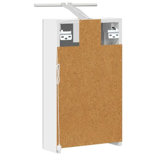 Kupaonski ormar s ogledalom Bijelo 30 x 10,5 x 50 cm - Bijeli 30 x 10,5 x 50 cm s LED svjetlima Cijena