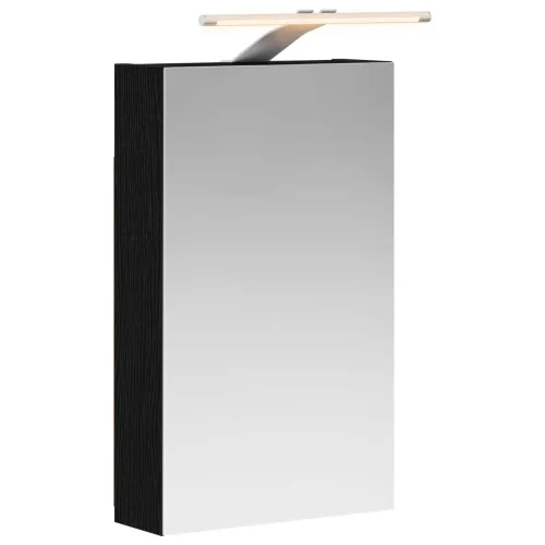 Kupaonski ormar s ogledalom Crni hrast 30 x 10,5 x 50 cm - Crni hrast 30 x 10,5 x 50 cm s LED svjetlima Cijena
