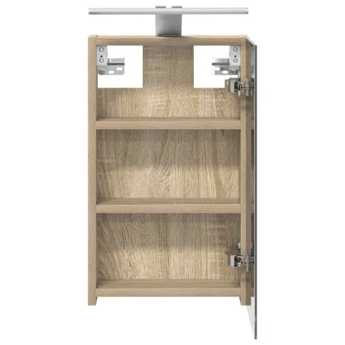 Kupaonski ormar s ogledalom Sonoma hrast 30 x 10,5 x 50 cm - sonoma hrast 30 x 10,5 x 50 cm s LED svjetlima Cijena