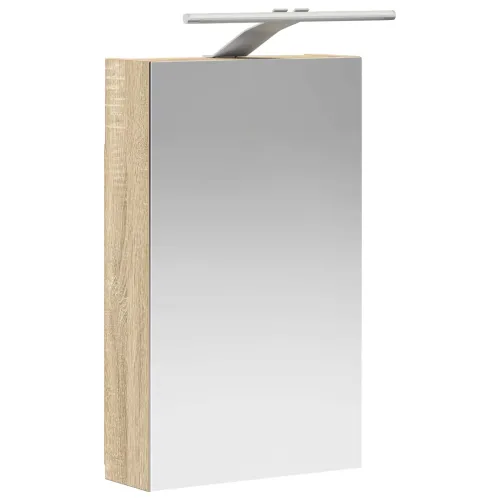 Kupaonski ormar s ogledalom Sonoma hrast 30 x 10,5 x 50 cm - sonoma hrast 30 x 10,5 x 50 cm s LED svjetlima Cijena