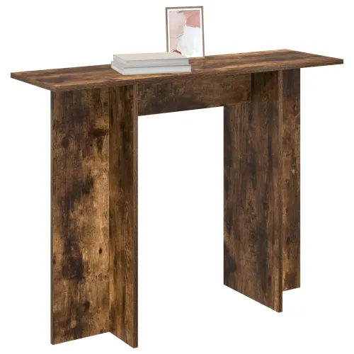 Konzolni stol Dimljeni Hrast 100 x 30 x 75 cm Konstruirano drvo - Dimljeni hrast Cijena