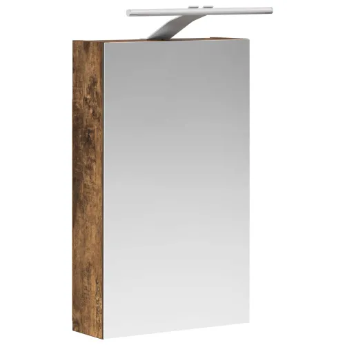 Kupaonski ormar s ogledalom Dimljeni hrast 30 x 10,5 x 50 cm - Dimljeni hrast 30 x 10,5 x 50 cm s LED svjetlima Cijena