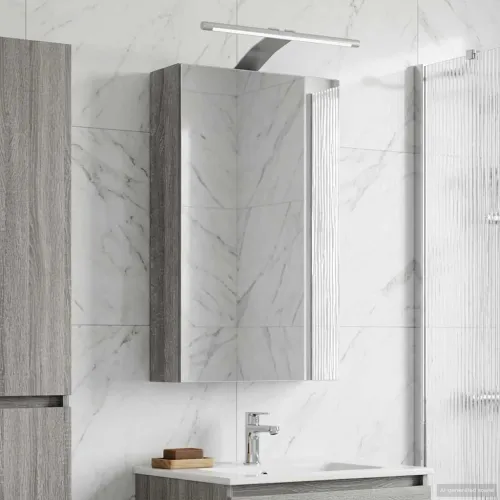 Kupaonski ormar s ogledalom Siva Sonoma 30 x 10,5 x 50 cm - Sivi Sonoma 30 x 10,5 x 50 cm s LED svjetlima Cijena