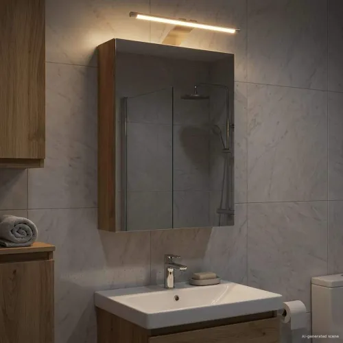 Kupaonski ormar s ogledalom Hrast artisan 30 x 10,5 x 50 cm - Zanatski hrast 30 x 10,5 x 50 cm s LED svjetlima Cijena