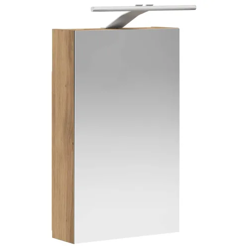 Kupaonski ormar s ogledalom Hrast artisan 30 x 10,5 x 50 cm - Zanatski hrast 30 x 10,5 x 50 cm s LED svjetlima Cijena
