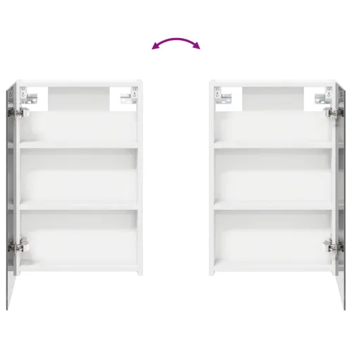 Kupaonski ormar s ogledalom Bijelo 40 x 10,5 x 60,5 cm - Bijeli 40 x 10,5 x 60,5 cm bez LED Cijena