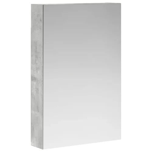 Kupaonski ormar s ogledalom Betonski sivi 40 x 10,5 x 60,5 cm - Betonsko siva 40 x 10,5 x 60,5 cm bez LED Cijena