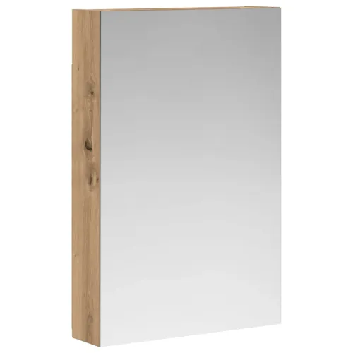 Kupaonski ormar s ogledalom Hrast artisan 40 x 10,5 x 60,5 cm - Zanatski hrast 40 x 10,5 x 60,5 cm bez LED Cijena