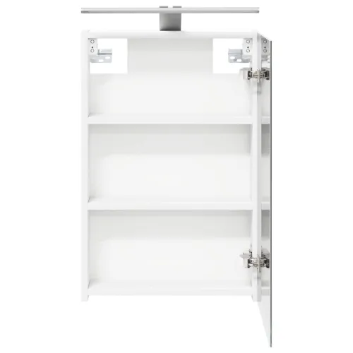 Kupaonski ormar s ogledalom Bijelo 40 x 10,5 x 60,5 cm - Bijeli 40 x 10,5 x 60,5 cm s LED svjetlima Cijena