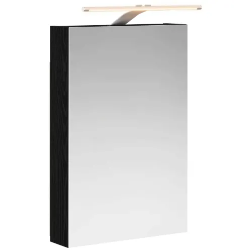 Kupaonski ormar s ogledalom Crni hrast 40 x 10,5 x 60,5 cm - Crni hrast 40 x 10,5 x 60,5 cm s LED svjetlima Cijena