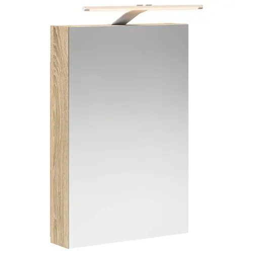 Kupaonski ormar s ogledalom Sonoma hrast 40 x 10,5 x 60,5 cm - sonoma hrast 40 x 10,5 x 60,5 cm s LED svjetlima Cijena