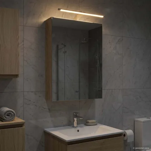 Kupaonski ormar s ogledalom Sonoma hrast 40 x 10,5 x 60,5 cm - sonoma hrast 40 x 10,5 x 60,5 cm s LED svjetlima Cijena