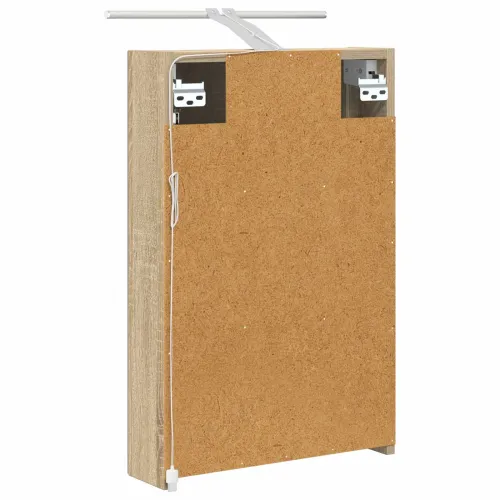 Kupaonski ormar s ogledalom Sonoma hrast 40 x 10,5 x 60,5 cm - sonoma hrast 40 x 10,5 x 60,5 cm s LED svjetlima Cijena