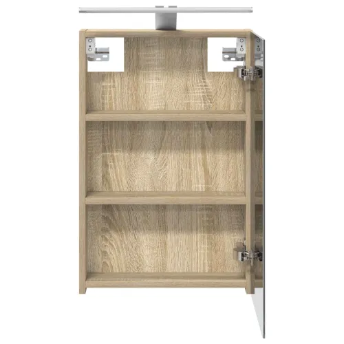 Kupaonski ormar s ogledalom Sonoma hrast 40 x 10,5 x 60,5 cm - sonoma hrast 40 x 10,5 x 60,5 cm s LED svjetlima Cijena