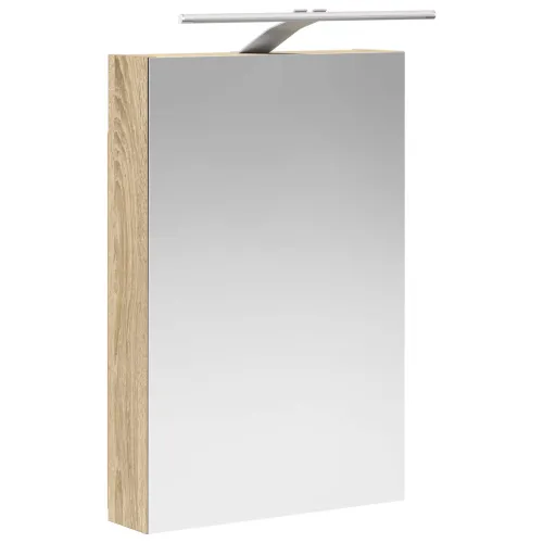 Kupaonski ormar s ogledalom Sonoma hrast 40 x 10,5 x 60,5 cm - sonoma hrast 40 x 10,5 x 60,5 cm s LED svjetlima Cijena