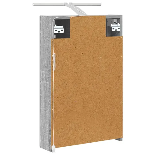 Kupaonski ormar s ogledalom Siva Sonoma 40 x 10,5 x 60,5 cm - Sivi Sonoma 40 x 10,5 x 60,5 cm s LED svjetlima Cijena