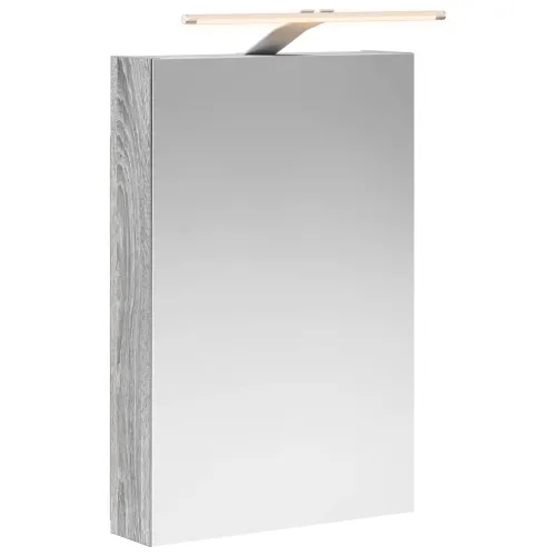 Kupaonski ormar s ogledalom Siva Sonoma 40 x 10,5 x 60,5 cm - Sivi Sonoma 40 x 10,5 x 60,5 cm s LED svjetlima Cijena