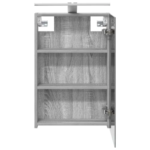 Kupaonski ormar s ogledalom Siva Sonoma 40 x 10,5 x 60,5 cm - Sivi Sonoma 40 x 10,5 x 60,5 cm s LED svjetlima Cijena