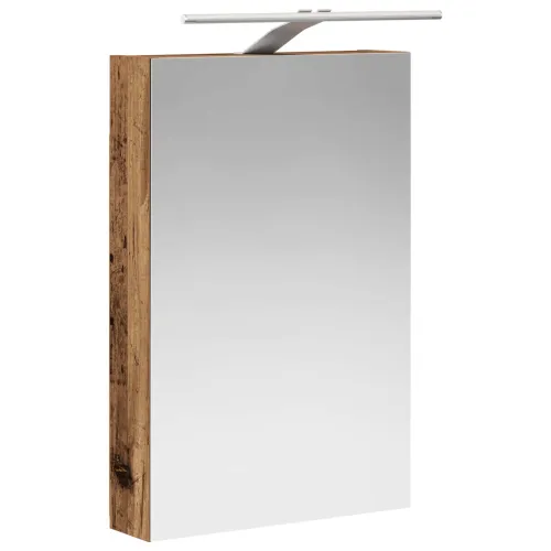 Kupaonski ormar s ogledalom Staro drvo 40 x 10,5 x 60,5 cm - Staro drvo 40 x 10,5 x 60,5 cm s LED svjetlima Cijena