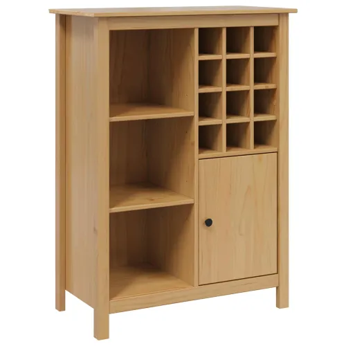 Ormar za vino HILL Medeno smeđa 79.5 x 40 x 107.5 cm Cijena