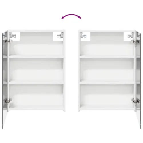 Kupaonski ormar s ogledalom Bijelo 50 x 14,5 x 70 cm - Bijeli 50 x 14,5 x 70 cm bez LED Cijena