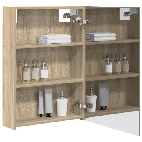 Kupaonski ormar s ogledalom Sonoma hrast 50 x 14,5 x 70 cm - sonoma hrast 50 x 14,5 x 70 cm bez LED Cijena
