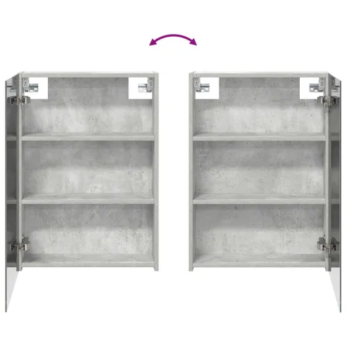 Kupaonski ormar s ogledalom Betonski sivi 50 x 14,5 x 70 cm - Betonsko siva 50 x 14,5 x 70 cm bez LED Cijena