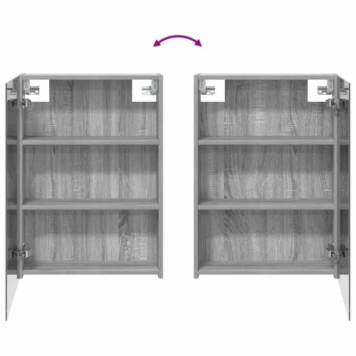 Kupaonski ormar s ogledalom Siva Sonoma 50 x 14,5 x 70 cm - Sivi Sonoma 50 x 14,5 x 70 cm bez LED Cijena
