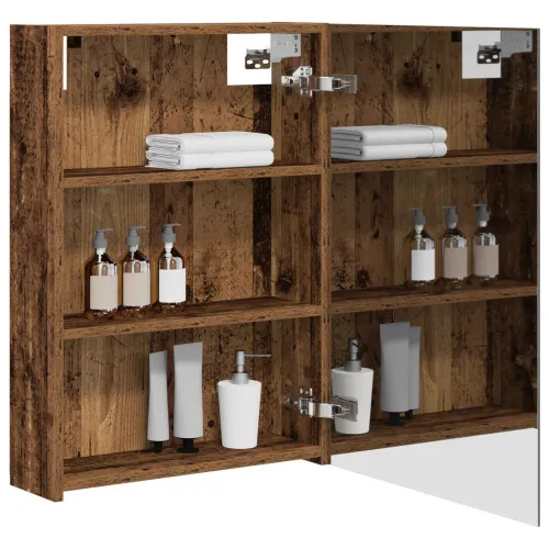 Kupaonski ormar s ogledalom Staro drvo 50 x 14,5 x 70 cm - Staro drvo 50 x 14,5 x 70 cm bez LED Cijena