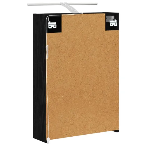 Kupaonski ormar s ogledalom Crni hrast 50 x 14,5 x 70 cm - Crni hrast 50 x 14,5 x 70 cm s LED svjetlima Cijena