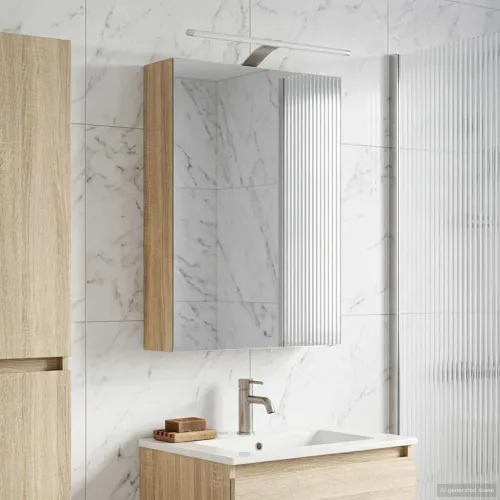 Kupaonski ormar s ogledalom Sonoma hrast 50 x 14,5 x 70 cm - sonoma hrast 50 x 14,5 x 70 cm s LED svjetlima Cijena