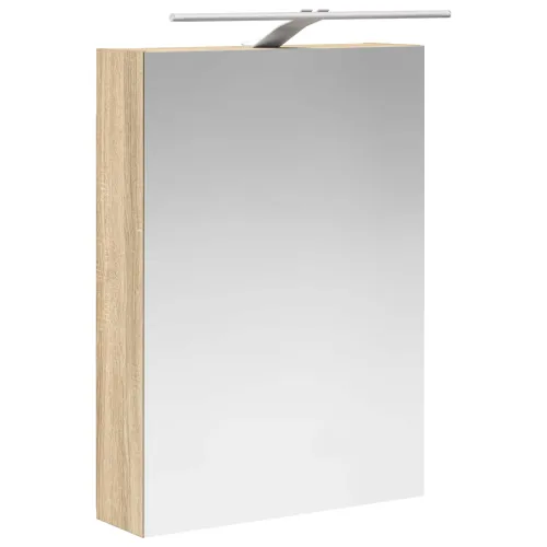 Kupaonski ormar s ogledalom Sonoma hrast 50 x 14,5 x 70 cm - sonoma hrast 50 x 14,5 x 70 cm s LED svjetlima Cijena