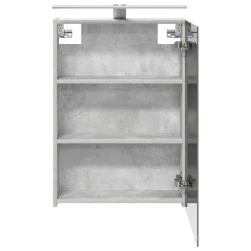 Kupaonski ormar s ogledalom Betonski sivi 50 x 14,5 x 70 cm - Betonsko siva 50 x 14,5 x 70 cm s LED svjetlima Cijena