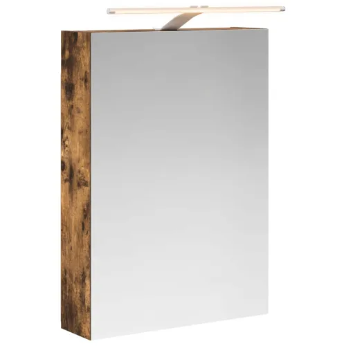 Kupaonski ormar s ogledalom Dimljeni hrast 50 x 14,5 x 70 cm - Dimljeni hrast 50 x 14,5 x 70 cm s LED svjetlima Cijena
