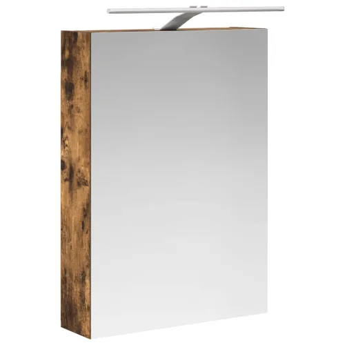 Kupaonski ormar s ogledalom Dimljeni hrast 50 x 14,5 x 70 cm - Dimljeni hrast 50 x 14,5 x 70 cm s LED svjetlima Cijena