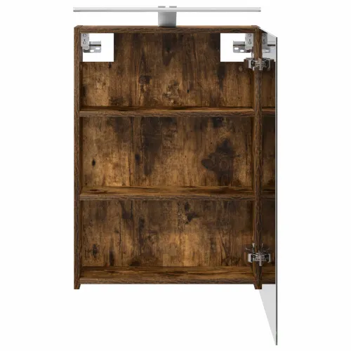 Kupaonski ormar s ogledalom Dimljeni hrast 50 x 14,5 x 70 cm - Dimljeni hrast 50 x 14,5 x 70 cm s LED svjetlima Cijena